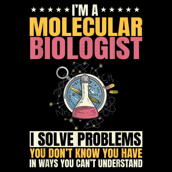 Molecular Biologist Genetic Scientist DNA Biology Science 16 in Basic Backpack