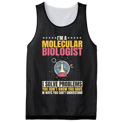 Molecular Biologist Genetic Scientist DNA Biology Science Mesh Reversible Basketball Jersey Tank
