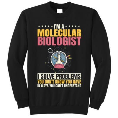 Molecular Biologist Genetic Scientist DNA Biology Science Tall Sweatshirt