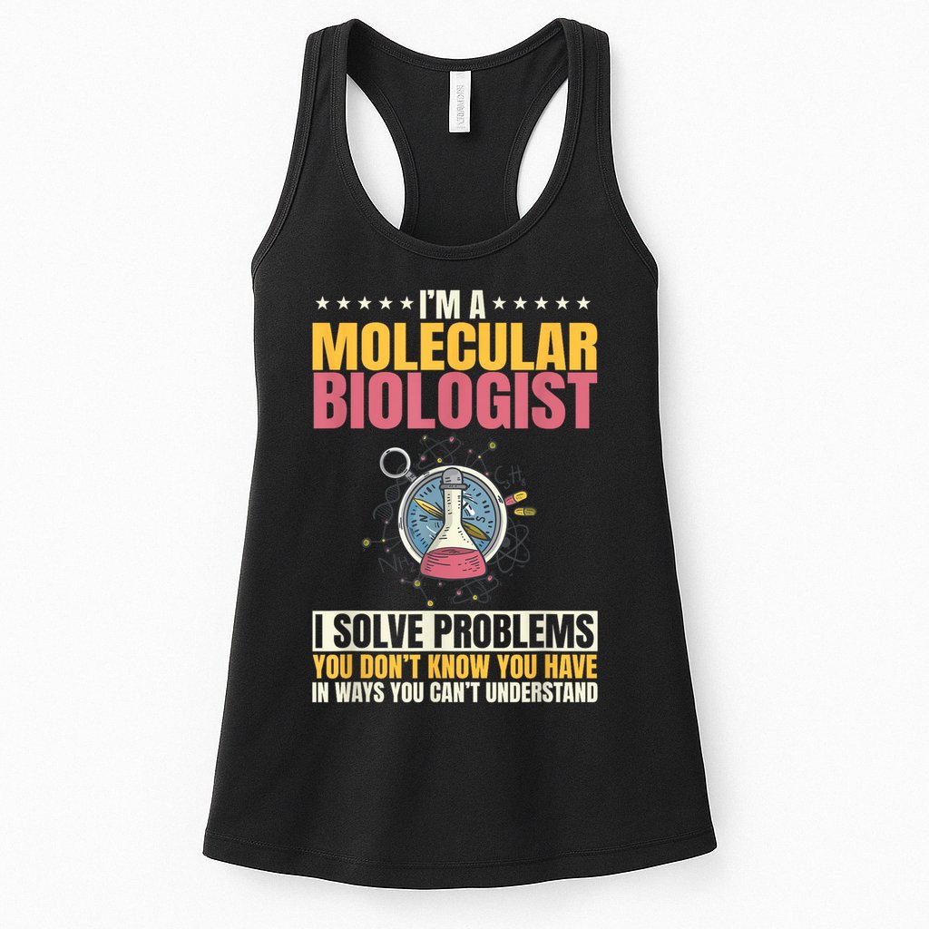 Molecular Biologist Genetic Scientist DNA Biology Science Womens Tank Top