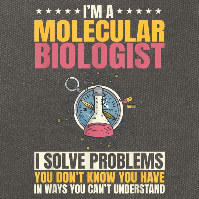 Molecular Biologist Genetic Scientist DNA Biology Science Cotton Canvas Backpack