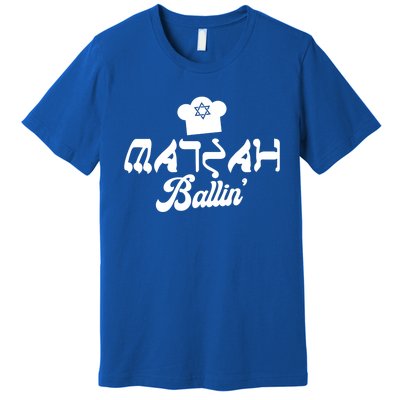 Matzah Ballin Gift Funny Jew's Passover Gift Jewish Holiday Cool Gift Premium T-Shirt