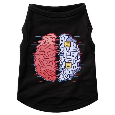 Machine Brain Glitch Doggie Tank