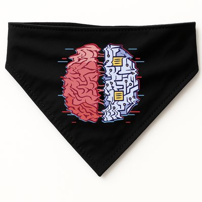 Machine Brain Glitch USA-Made Doggie Bandana
