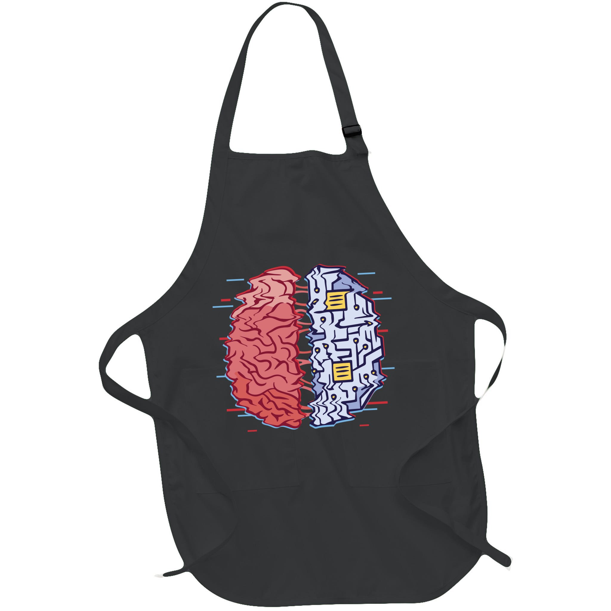 Machine Brain Glitch Apron