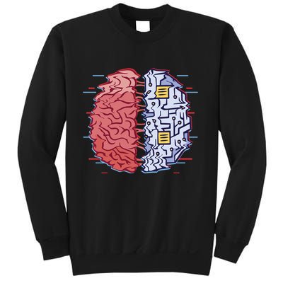 Machine Brain Glitch Sweatshirt