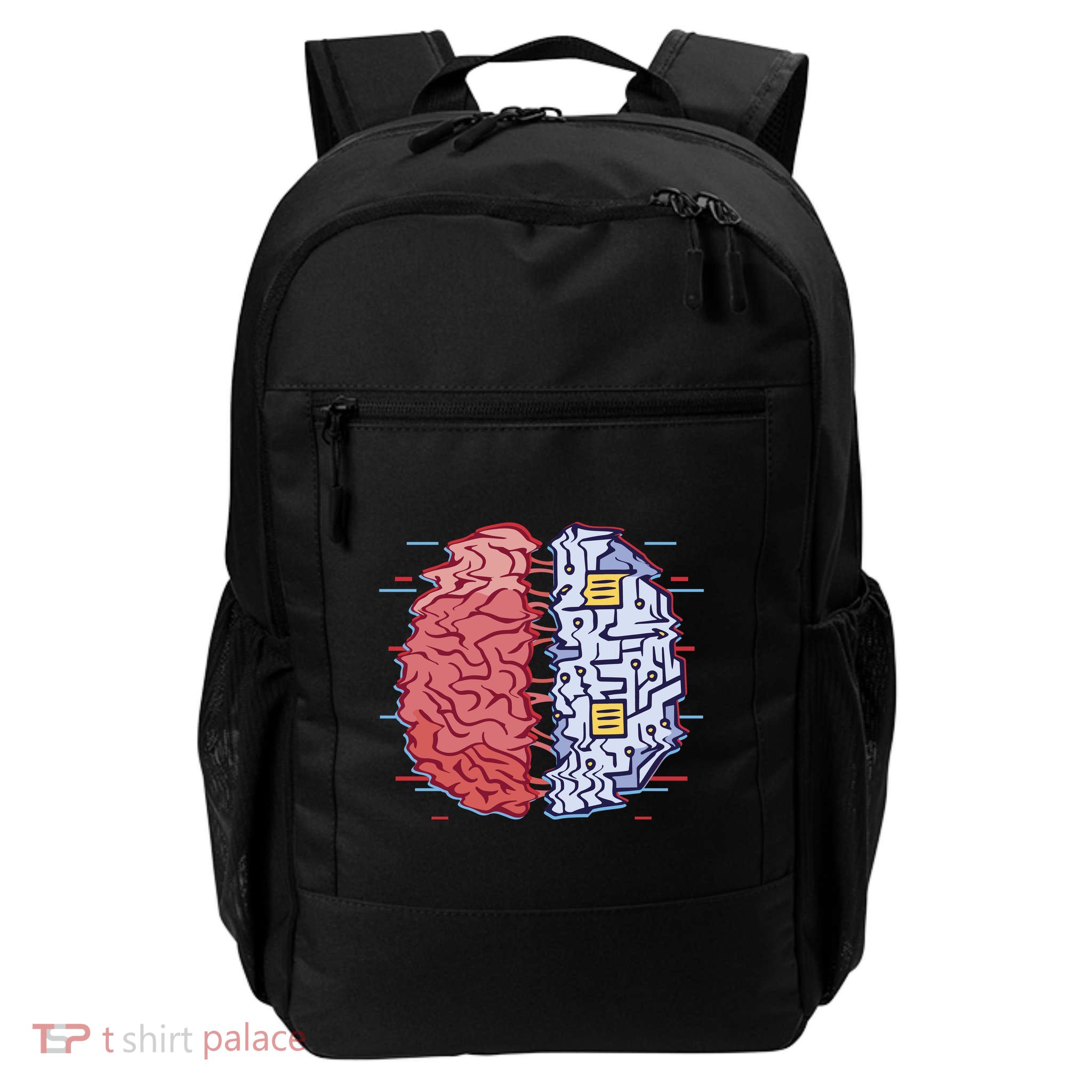 Machine Brain Glitch Backpack