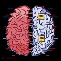 Machine Brain Glitch Backpack