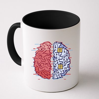 Machine Brain Glitch Mug