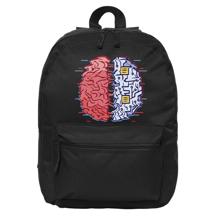 Machine Brain Glitch 16 in Basic Backpack