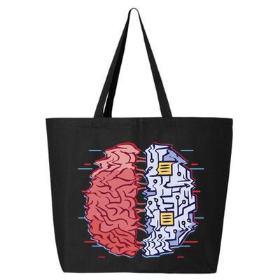 Machine Brain Glitch 25L Jumbo Tote