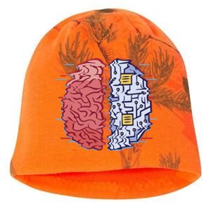 Machine Brain Glitch Kati - Camo Knit Beanie