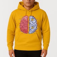 Machine Brain Glitch Hoodie