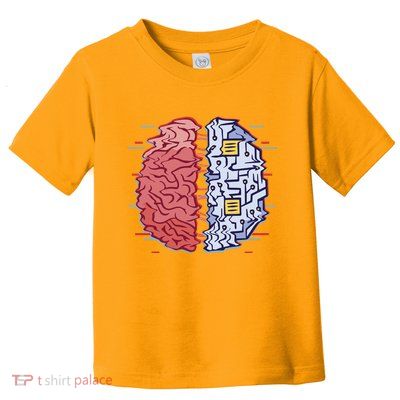 Machine Brain Glitch Toddler T-Shirt