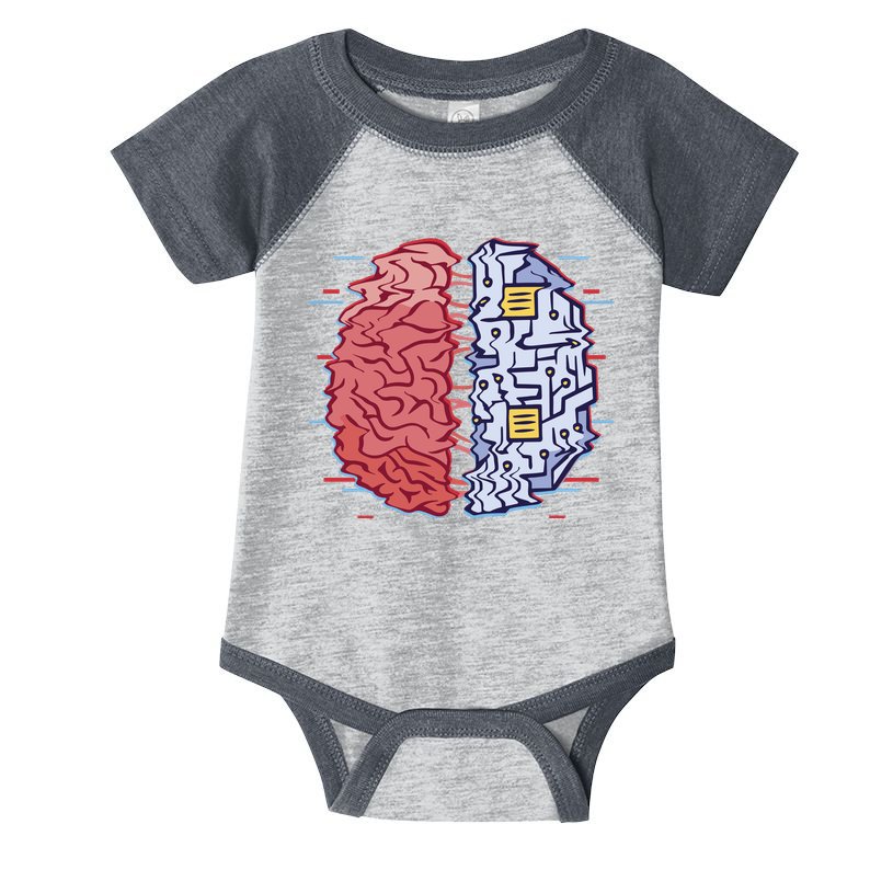Machine Brain Glitch Infant Baby Jersey Bodysuit