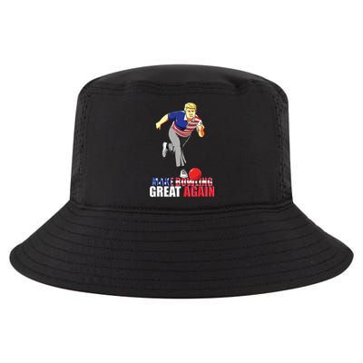 Make Bowling Great Again Funny Trump Bowling Gift Cool Comfort Performance Bucket Hat