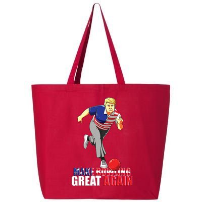 Make Bowling Great Again Funny Trump Bowling Gift 25L Jumbo Tote