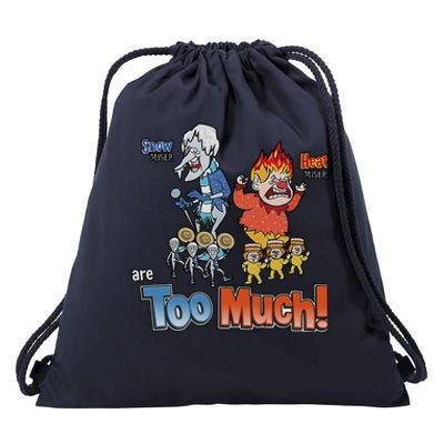 Miser Brothers Heating And Cooling Funny Brothers Drawstring Bag