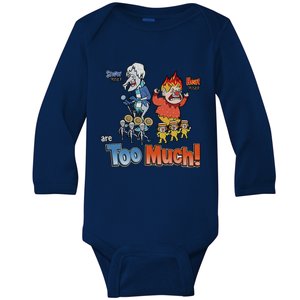 Miser Brothers Heating And Cooling Funny Brothers Baby Long Sleeve Bodysuit