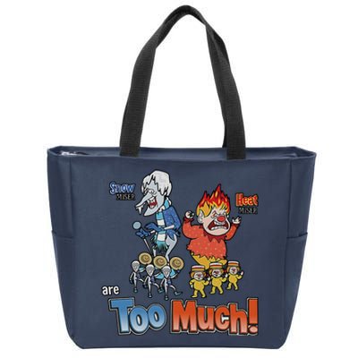 Miser Brothers Heating And Cooling Funny Brothers Zip Tote Bag