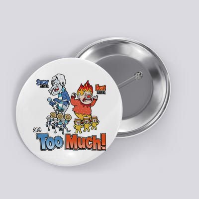 Miser Brothers Heating And Cooling Funny Brothers Button