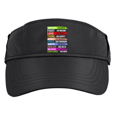 Martin Black History Month African Pride Adult Drive Performance Visor