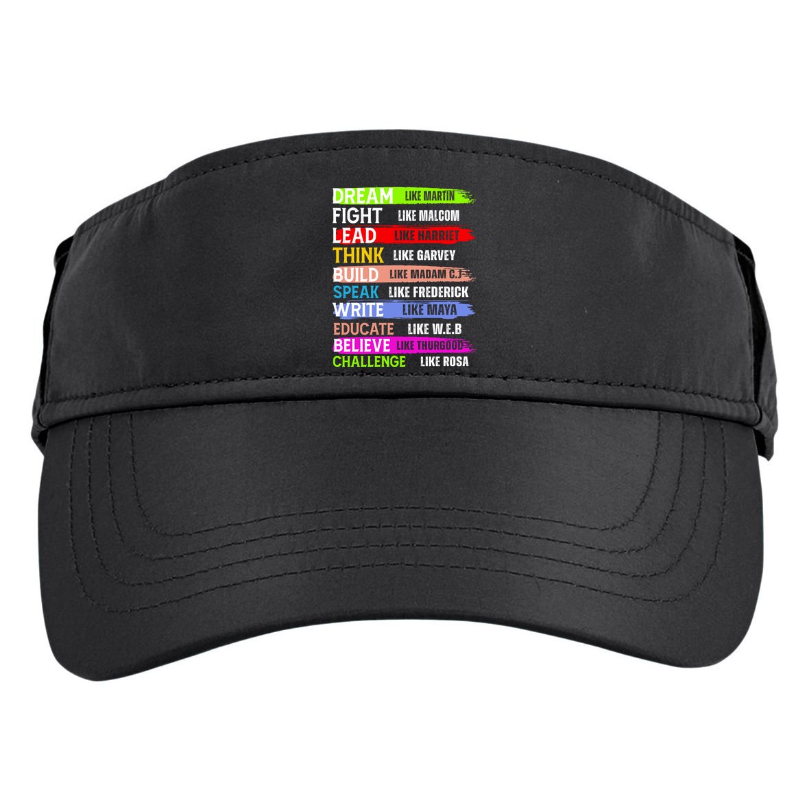 Martin Black History Month African Pride Adult Drive Performance Visor