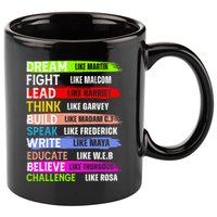 Martin Black History Month African Pride 11oz C Handle Ceramic Mug