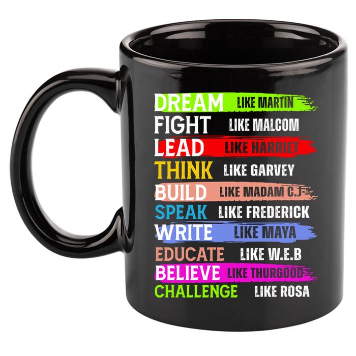 Martin Black History Month African Pride 11oz C Handle Ceramic Mug