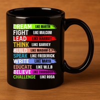 Martin Black History Month African Pride 11oz C Handle Ceramic Mug
