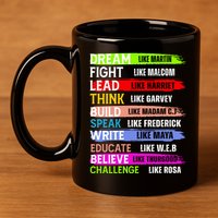 Martin Black History Month African Pride 11oz C Handle Ceramic Mug