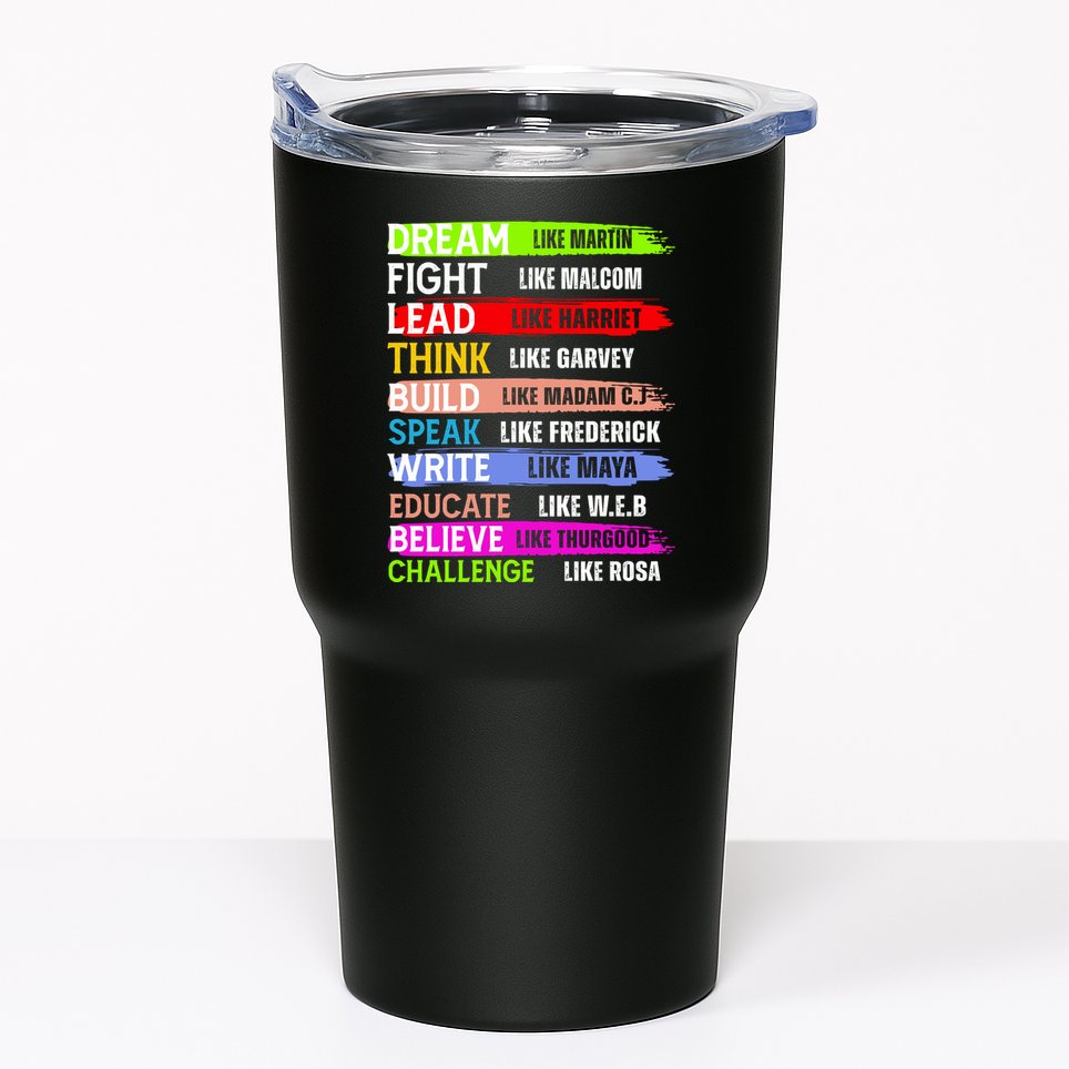 Martin Black History Month African Pride Tumbler