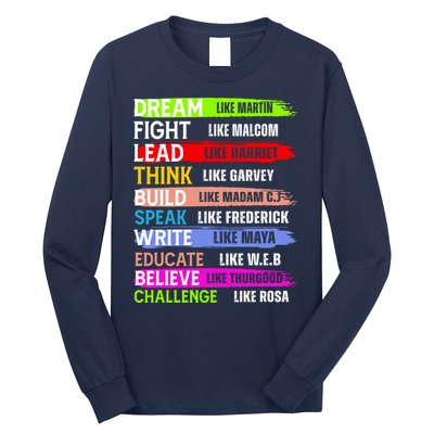 Martin Black History Month African Pride Long Sleeve Shirt