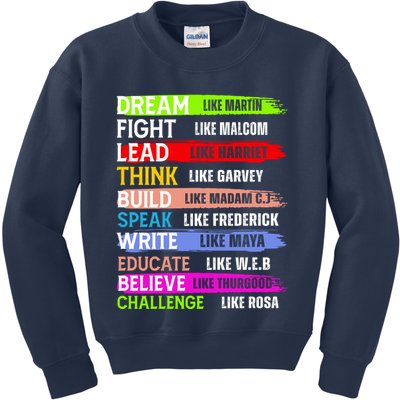 Martin Black History Month African Pride Kids Sweatshirt