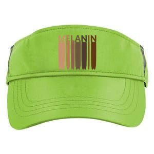 Melanin Black History Month Afrocentric Black Pride Cool Gift Adult Drive Performance Visor