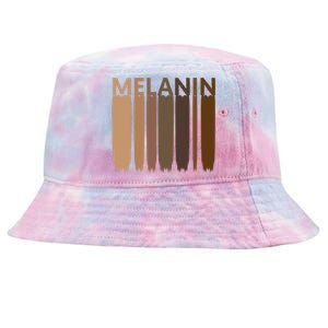 Melanin Black History Month Afrocentric Black Pride Cool Gift Tie-Dyed Bucket Hat