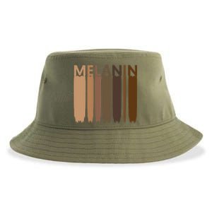 Melanin Black History Month Afrocentric Black Pride Cool Gift Sustainable Bucket Hat