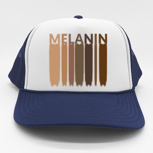 Melanin Black History Month Afrocentric Black Pride Cool Gift Trucker Hat