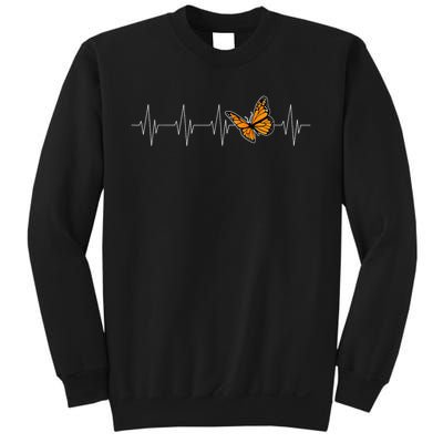 Monarch Butterflies Heartbeat Cute Milkweed Butterfly Lover Sweatshirt