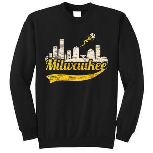 Milwaukee Baseball Home Run City Skyline Sweatshirt