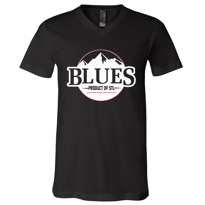 Mountain Blues Homegrown St Louis V-Neck T-Shirt