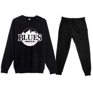 Mountain Blues Homegrown St Louis Premium Crewneck Sweatsuit Set