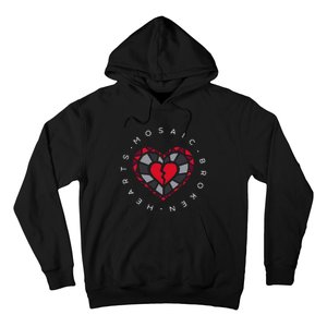 Mosaic Broken Hearts Hoodie