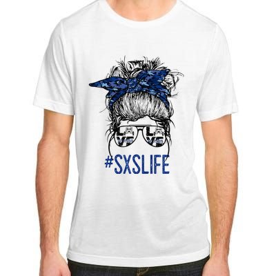 Messy Bun Hair SXS Life Side By Side Riders Girl Riding Gift Adult ChromaSoft Performance T-Shirt