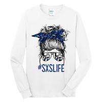 Messy Bun Hair SXS Life Side By Side Riders Girl Riding Gift Tall Long Sleeve T-Shirt