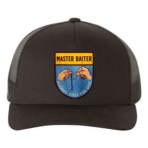 Master Baiter Hooked Since Day One Yupoong Adult 5-Panel Trucker Hat