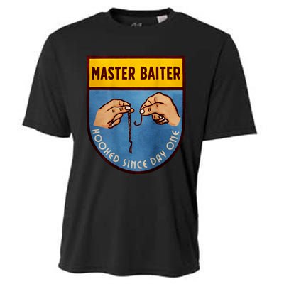 Master Baiter Hooked Since Day One Cooling Performance Crew T-Shirt