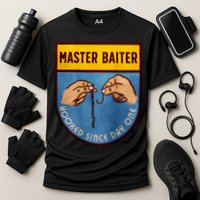 Master Baiter Hooked Since Day One Cooling Performance Crew T-Shirt