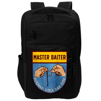 Master Baiter Hooked Since Day One Impact Tech Backpack