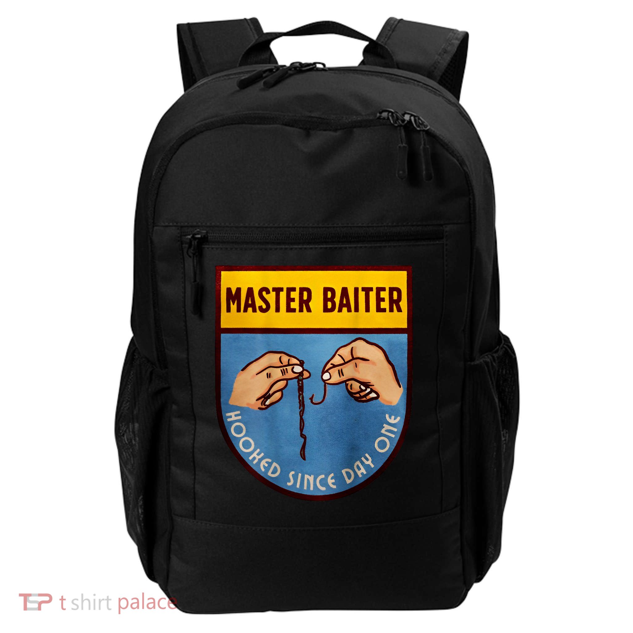 Master Baiter Hooked Since Day One Backpack